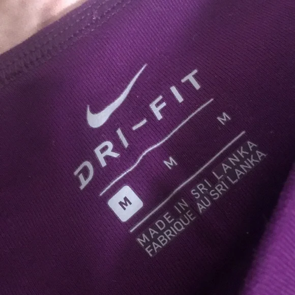Nike Dri-Fit Athletic Capri Leggings in Purple - Picture 5 of 8